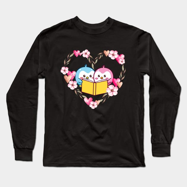 I love books Long Sleeve T-Shirt by Ayzora Studio